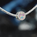 Ocean Reverie Reversible Seahorse & Pavé Shell Charm in Tarnish-Resistant Silver