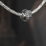 Sterling Silver Celtic Tattoos Charms With Enamel In Blackened 925 Sterling Silver Plated