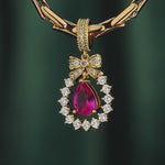 Ribbon Crown Tarnish-resistant Silver Dangle Charms In 14K Gold Plated