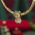 Guardian of Hearts Tarnish-resistant Silver Charms With Enamel In 14K Gold Plated