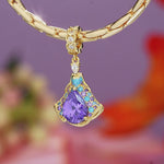 Princess Dress Tarnish-Resistant Silver Charm In 14K Gold Plated