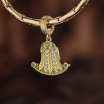 Ancient Crests Tarnish-resistant Silver Dangle Charms In 14K Gold Plated
