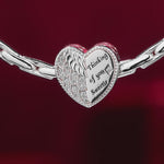 Angelic Love Tarnish-resistant Silver Charms In White Gold Plated