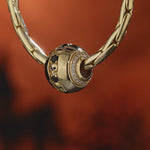 Skull's Bite Tarnish-resistant Silver Charms In 14K Gold Plated