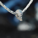 Ocean Whale Full Pavé Blue‑Tone & Clear Crystal Charm in Tarnish‑Resistant Silver