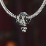 Sterling Silver The Muppets of Horror Charms With Enamel In Blackened 925 Sterling Silver