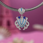 The Joy of Crabs Tarnish-resistant Silver Dangle Charms In White Gold Plated