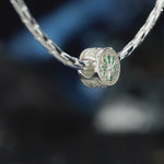 Peacock Reverie Reversible Butterfly & Floral Charm in Tarnish-Resistant Silver