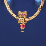 Red Nutcrackers Tarnish-resistant Silver Charms With Enamel In 14K Gold Plated