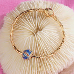 Coastal Relaxation Tarnish-resistant Silver Charms With Enamel In 14K Gold Plated