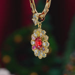 Bloom Vivid Tarnish-resistant Silver Dangle Charms In 14K Gold Plated