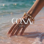 Sterling Silver Golden Ocean Celestial Curated Charm Bracelet Set in 14K Gold Plating (Includes Bracelet And All Charms Shown)