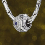 Devil's Eye Tarnish-resistant Silver Lucky Charms In White Gold Plated