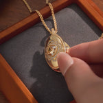 The Meaning of a Locket Necklace — Memorial Keepsake Gift, Holds 4 Photos, Created With SWAROVSKI® Crystals