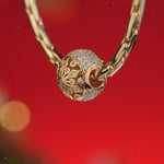 Snow Dance Tarnish-resistant Silver Charms In 14K Gold Plated