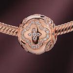 Encounters Tarnish-resistant Silver Charms In Rose Gold Plated