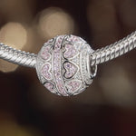 Love Yourself Tarnish-resistant Silver Charms In White Gold Plated