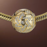 Amulet Tarnish-resistant Silver Charms In 14K Gold Plated