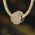 Microbrewed Rose Tarnish-resistant Silver Charms In 14K Gold Plated