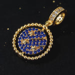 Meteor Streaks Tarnish-resistant Silver Dangle Charms In 14K Gold Plated