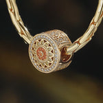 Sunflower Tarnish-resistant Silver Charms In 14K Gold Plated