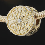 Versailles Ball Tarnish-resistant Silver Charms In 14K Gold Plated