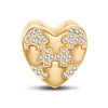 Soulmates Tarnish-resistant Silver Charms In 14K Gold Plated