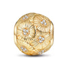 Daisy Tarnish-resistant Silver Charms In 14K Gold Plated