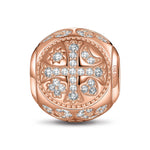 Rose Gold Amulet Tarnish-resistant Silver Charms In Rose Gold Plated