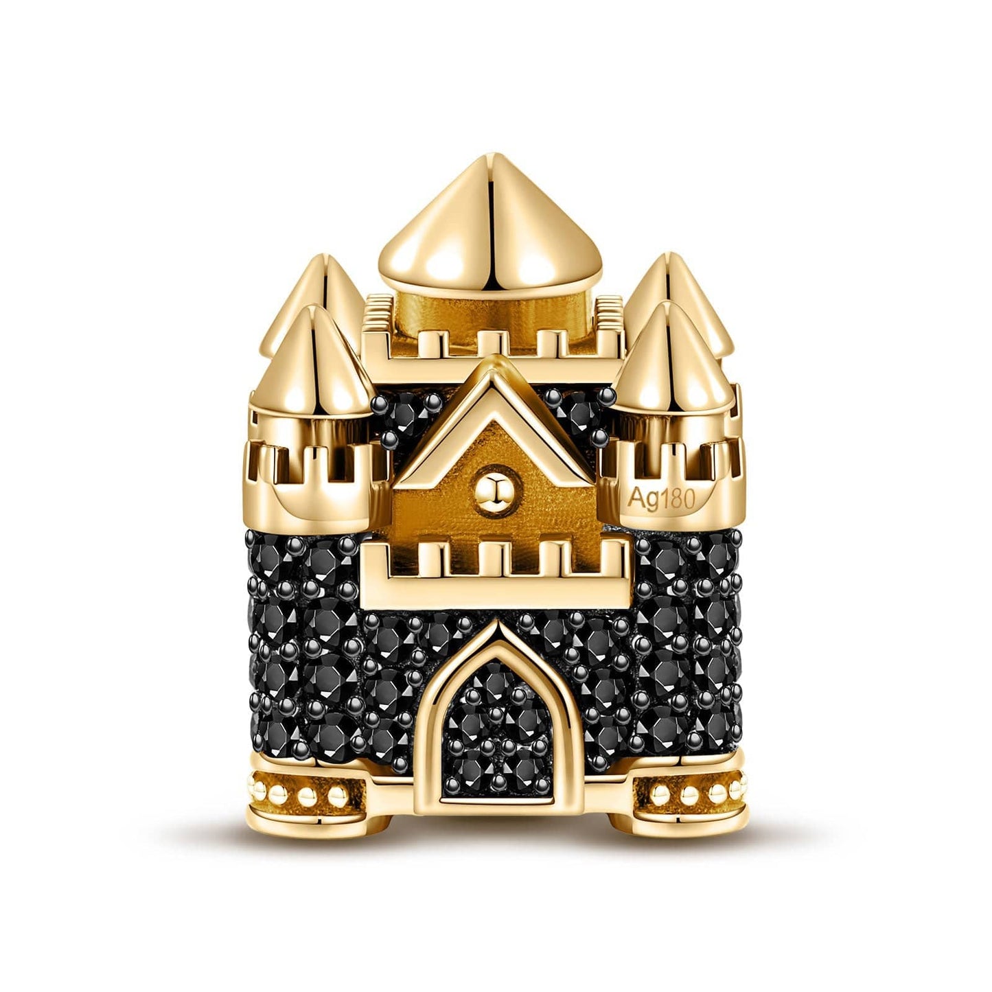 Dark Castle Tarnish-resistant Silver Charms In 14K Gold Plated