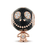The Muppets of Horror Tarnish-resistant Silver Dangle Charms With Enamel In Rose Gold Plated