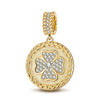 The Treaty Of Versailles Tarnish-resistant Silver Dangle Charms In 14K Gold Plated