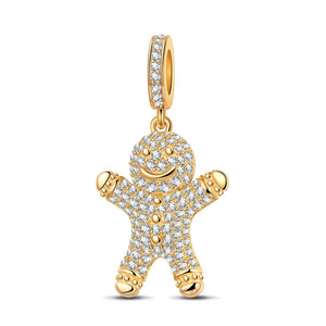 Gold Plated Cheese Grater Charm Pendant