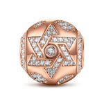 Amulet Tarnish-resistant Silver Charms In Rose Gold Plated - GONA