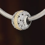 Chasing Butterflies Tarnish-resistant Silver Charms In White Gold Plated