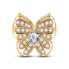 Butterfly Fairy Tarnish-resistant Silver Charms In 14K Gold Plated - GONA